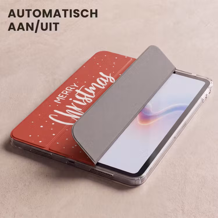 iPad hoes - Kerstgroet - Sneeuw - Rood — 5