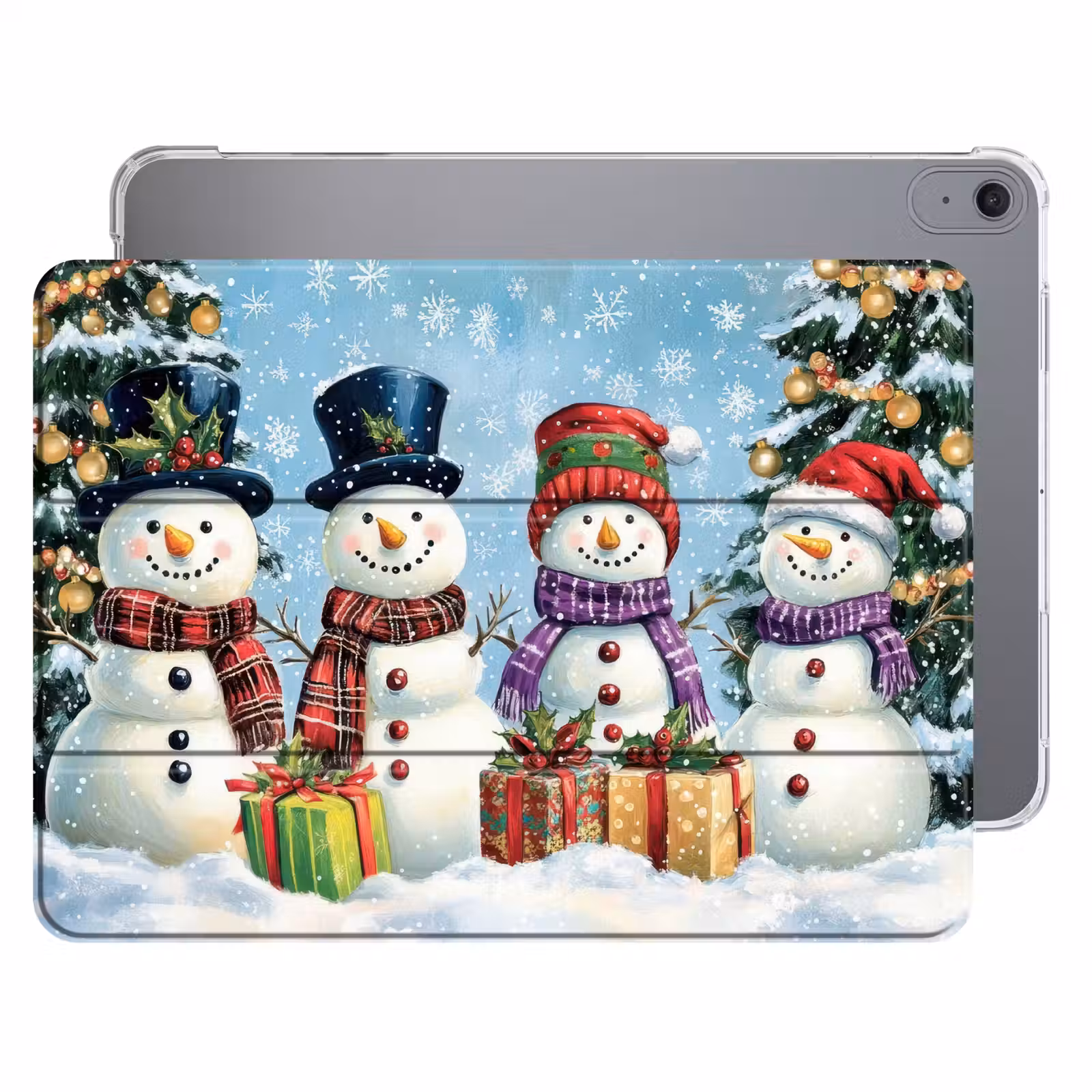iPad hoes - Vrolijk - Sneeuw - Kleurrijk — 1