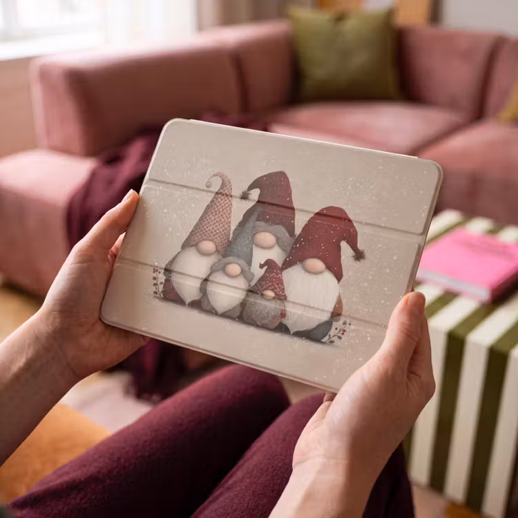 iPad hoes - Kabouters - Kerst - Sneeuw - Puntmutsen — 4