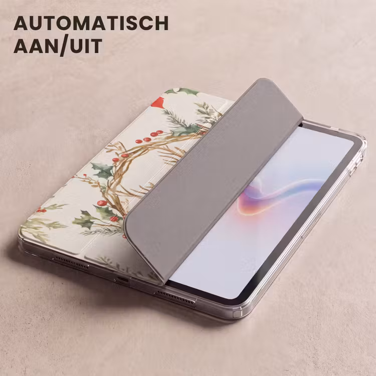 iPad hoes - Kerstkrans - Hert - Hulst - Rood — 5