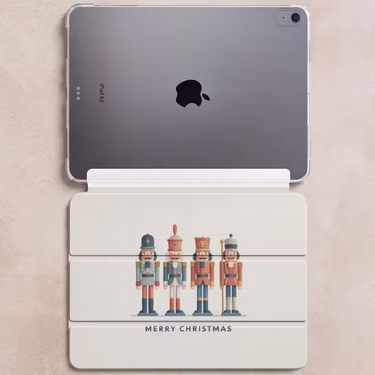 iPad hoes - Notenkrakers - Minimalistisch - Kerst - Beige — 6