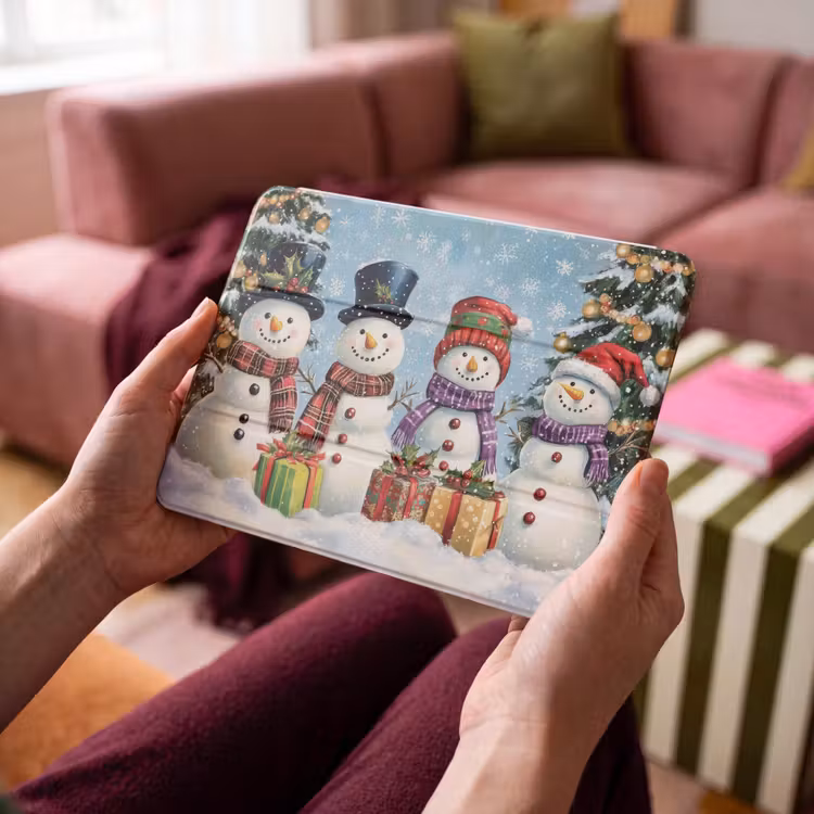 iPad hoes - Vrolijk - Sneeuw - Kleurrijk — 4