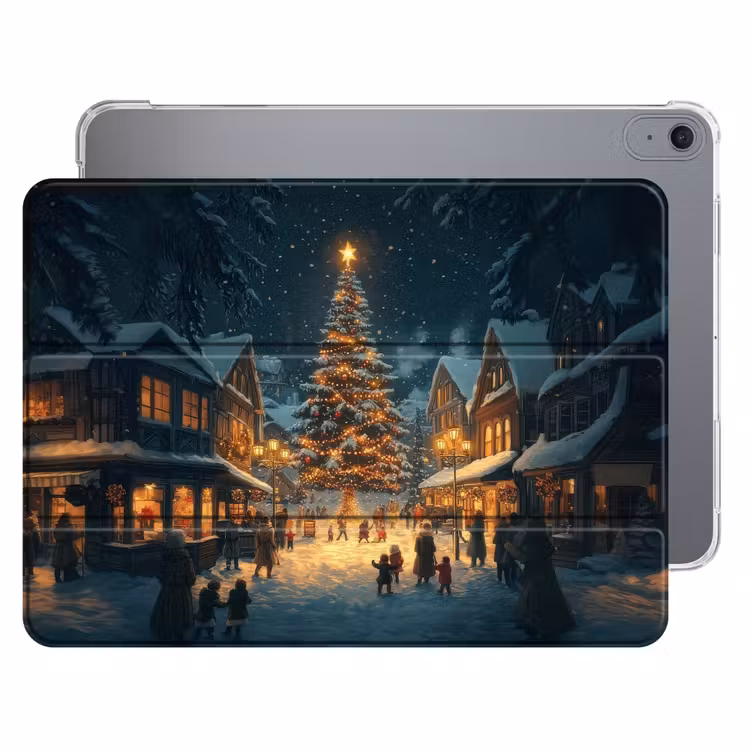 iPad hoes - Kerstfeest - Dorp - Donker — 1