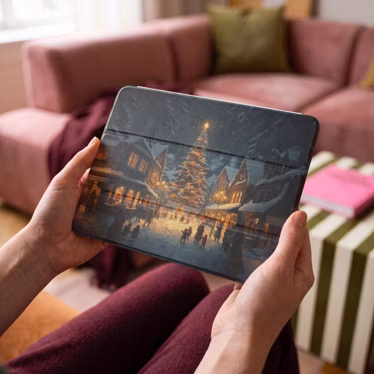 iPad hoes - Kerstfeest - Dorp - Donker — 4
