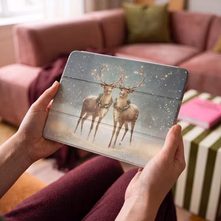 iPad hoes - Kerstmagie - Winterwoud - Rendier — 4