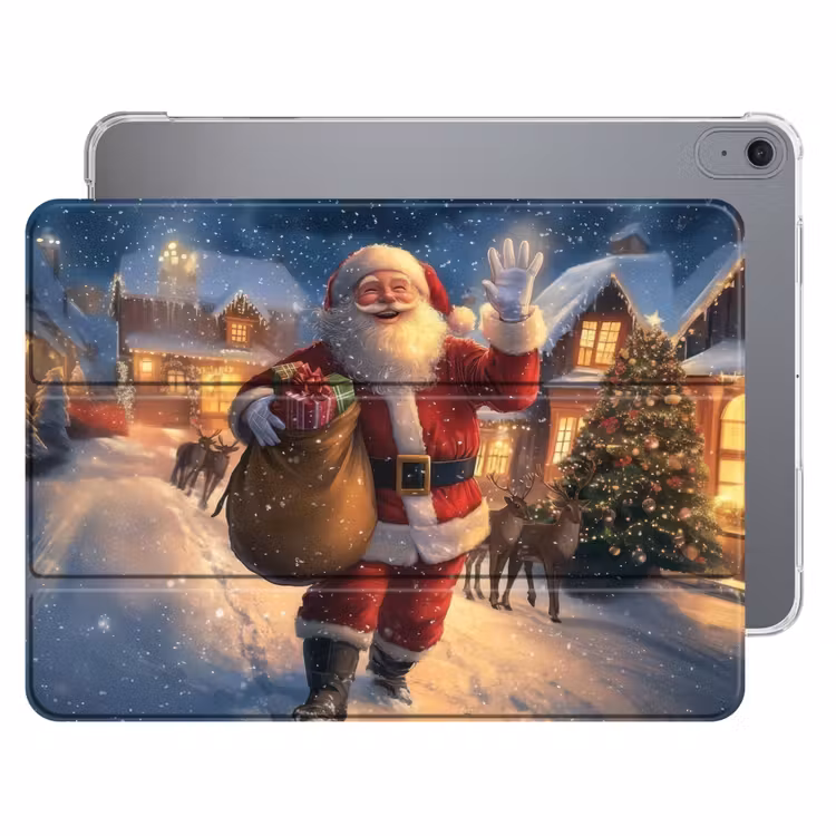iPad hoes - Kerstman - Dorp - Hert - Donker — 1