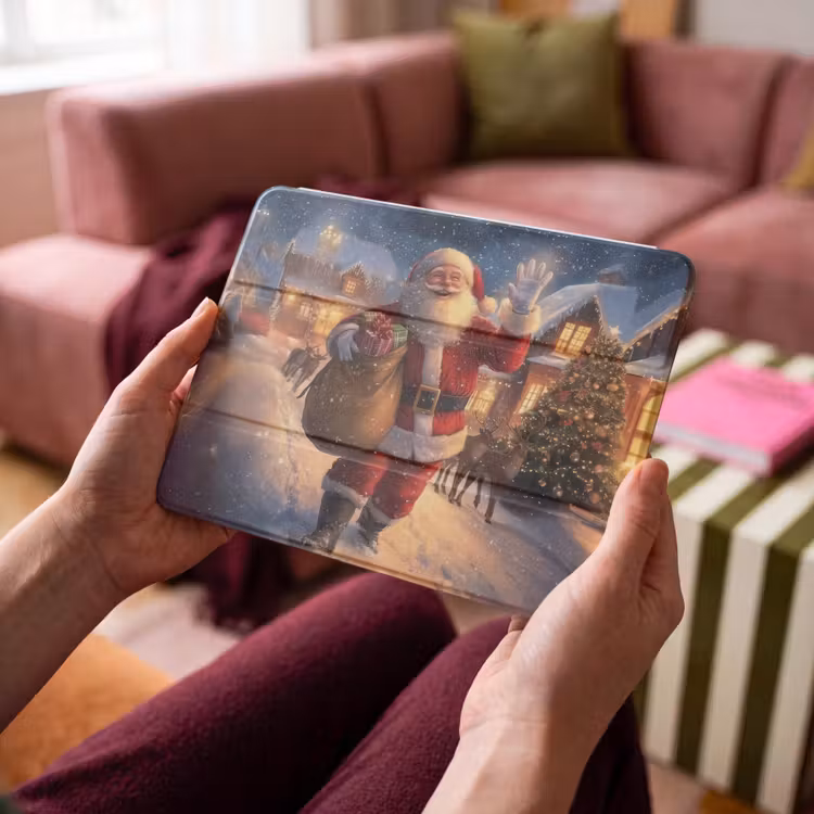 iPad hoes - Kerstman - Dorp - Hert - Donker — 4