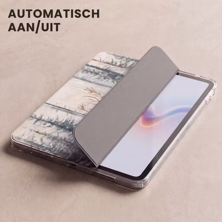 iPad hoes - Rendier - Sneeuw - Woud - Wit — 5