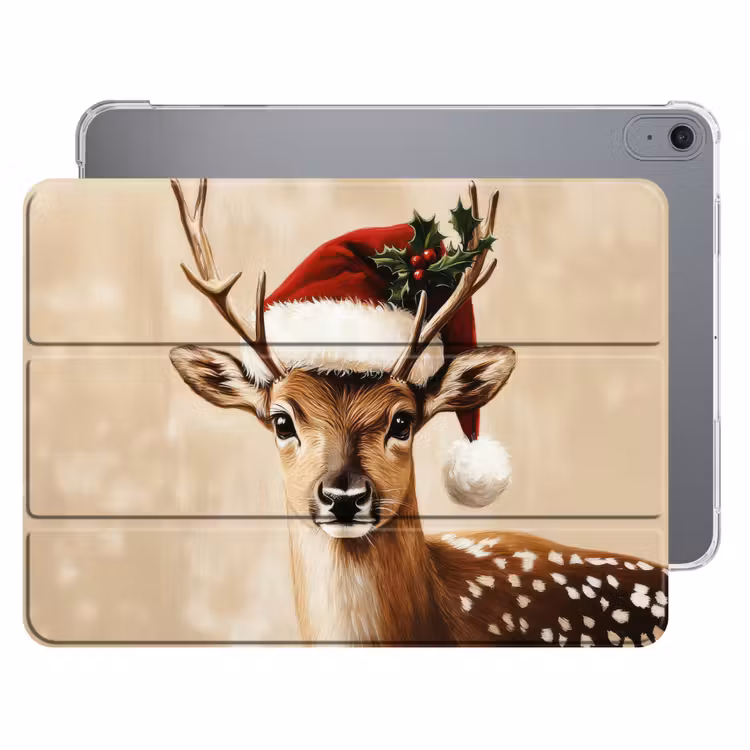 iPad hoes - Kerst - Hert - Gewei - Rood — 1