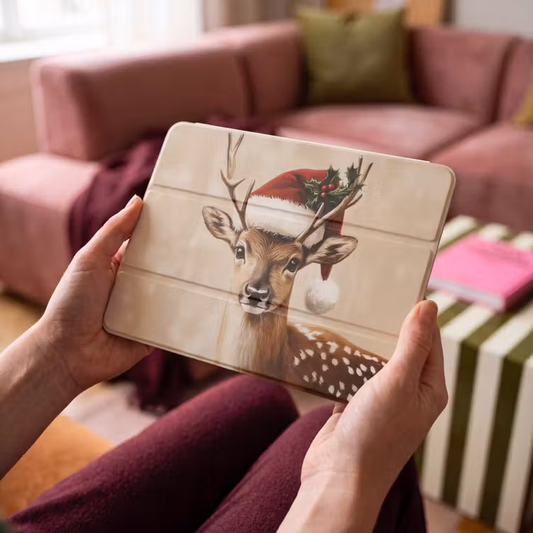 iPad hoes - Kerst - Hert - Gewei - Rood — 4