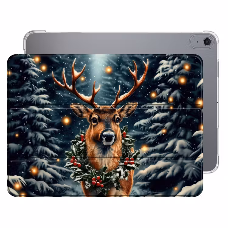 iPad hoes - Kerst - Magie - Bos - Kleurrijk — 1
