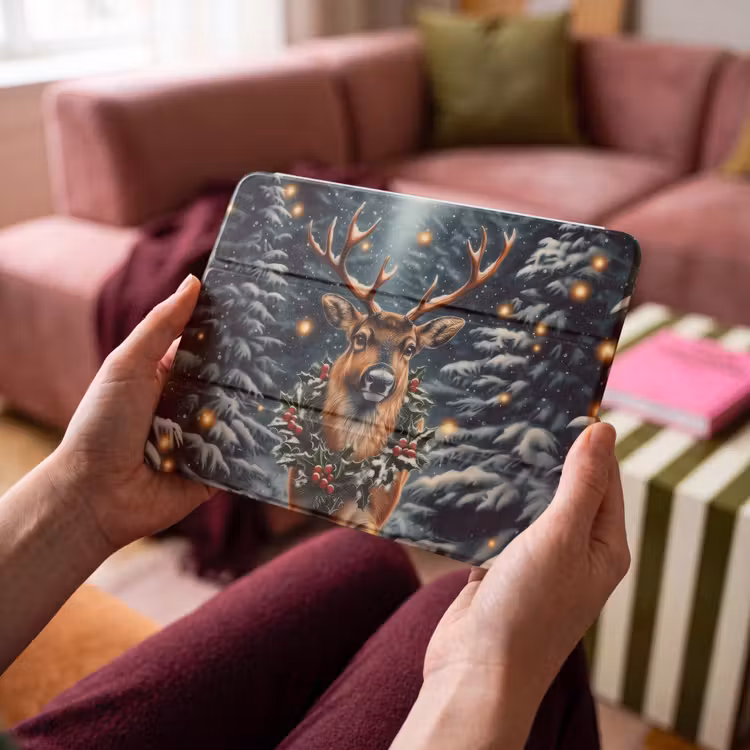 iPad hoes - Kerst - Magie - Bos - Kleurrijk — 4