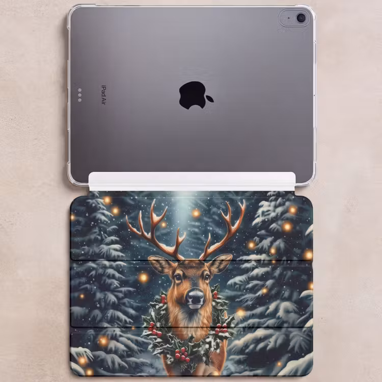iPad hoes - Kerst - Magie - Bos - Kleurrijk — 6