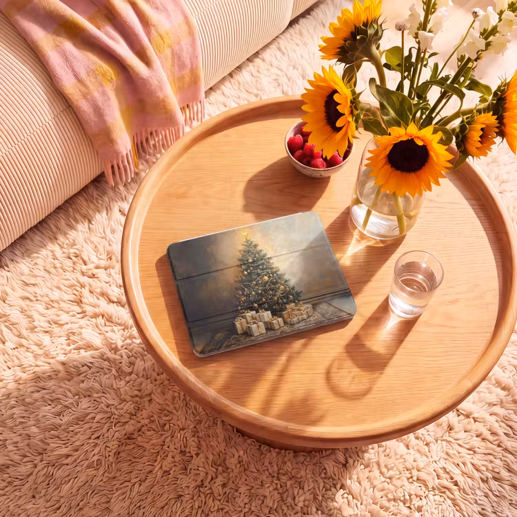 iPad hoes - Kerstboom - Cadeaus - Goud — 2