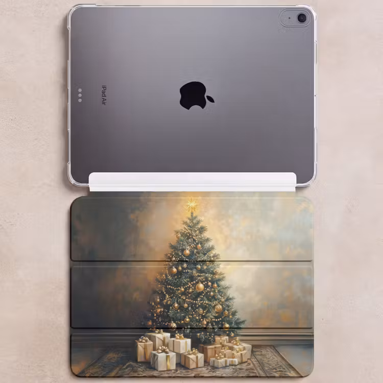 iPad hoes - Kerstboom - Cadeaus - Goud — 6