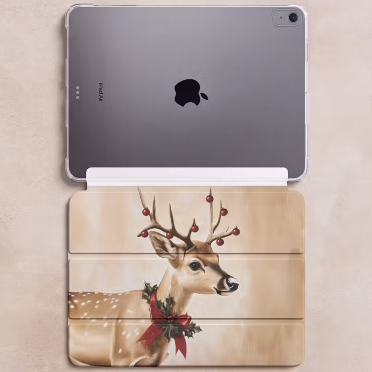 iPad hoes - Gewei - Kerst - Rendier - Rood — 6