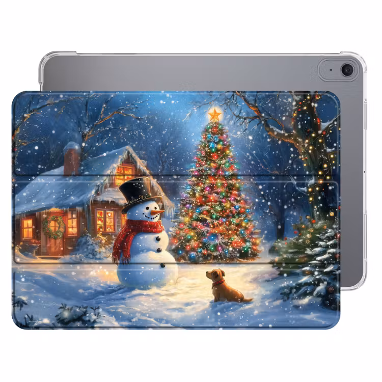 iPad hoes - Kerstwonder - Winteravond - Kleurrijk — 1
