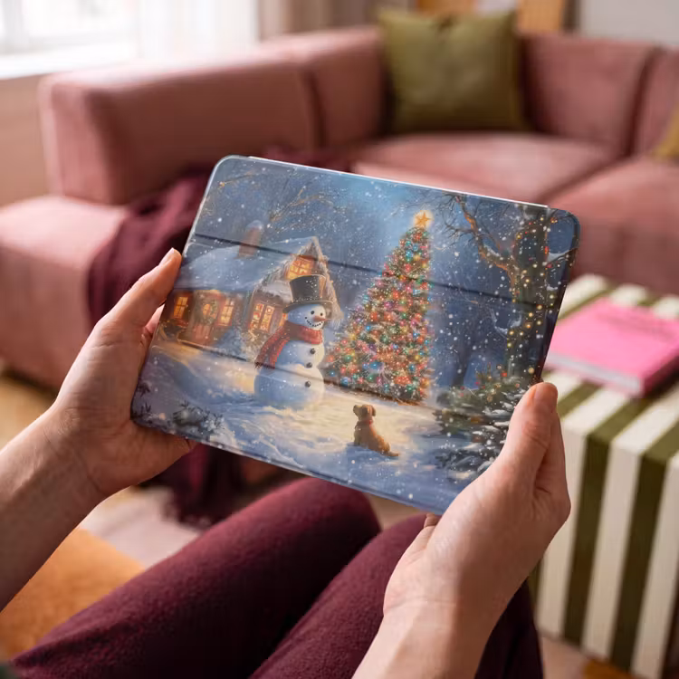 iPad hoes - Kerstwonder - Winteravond - Kleurrijk — 4