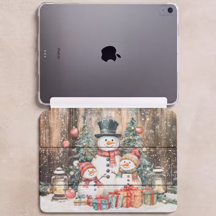 iPad hoes - Sneeuwpop - Familie - Kleurrijk — 6