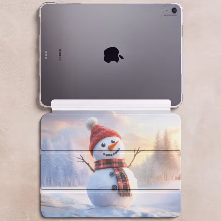 iPad hoes - Sneeuwpop - Zonsondergang - Wit — 6
