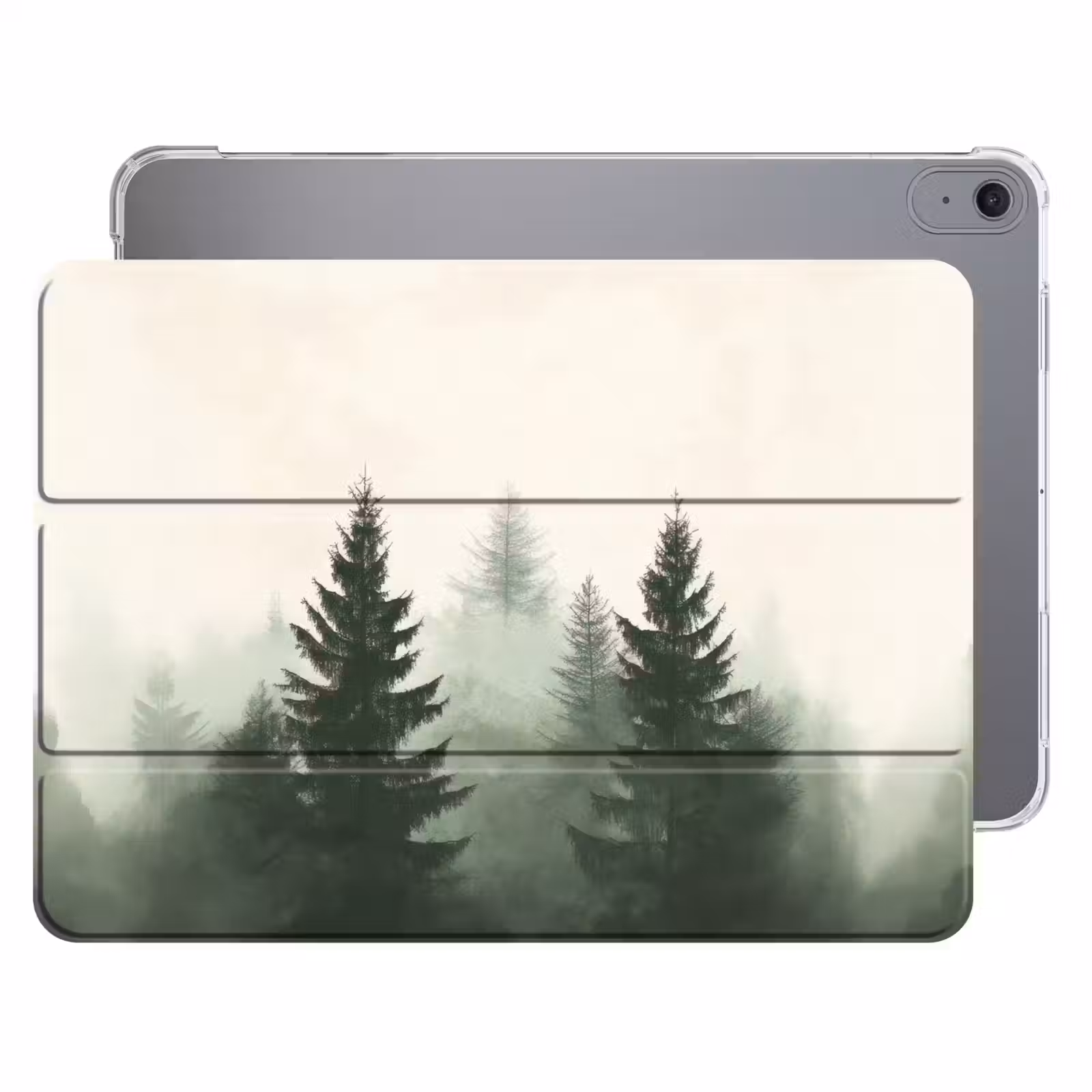 iPad hoes - Sparren - Bomen - Groen - Beige — 1
