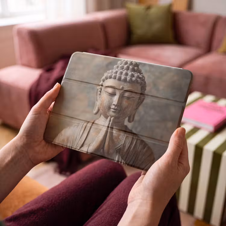 iPad hoes - Boedha - Beeld - Bruin - Rust — 4
