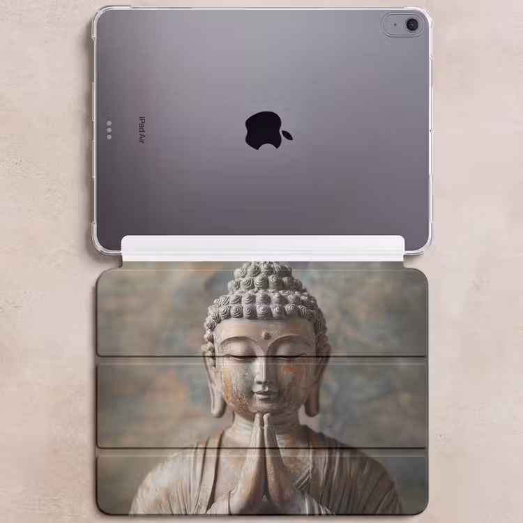 iPad hoes - Boedha - Beeld - Bruin - Rust — 6
