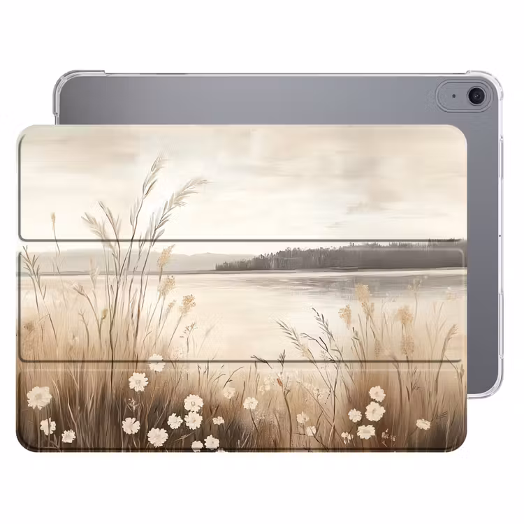 iPad hoes - Meer - Water - Natuur - Beige — 1