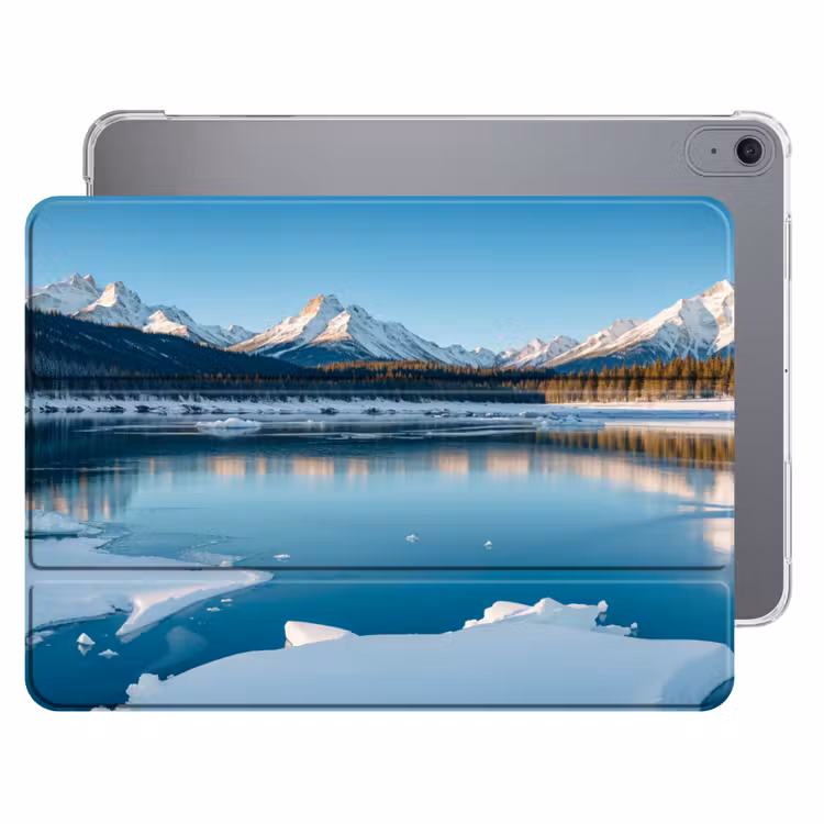 iPad hoes - Landschap - Winter - Meer - Bergen - Uitzicht - IJs — 1
