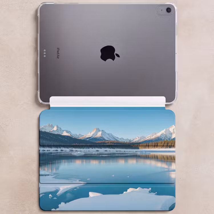 iPad hoes - Landschap - Winter - Meer - Bergen - Uitzicht - IJs — 6