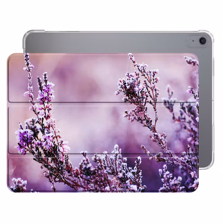 iPad hoes - Lavendel - Winter - Bloemen - Paars — 1