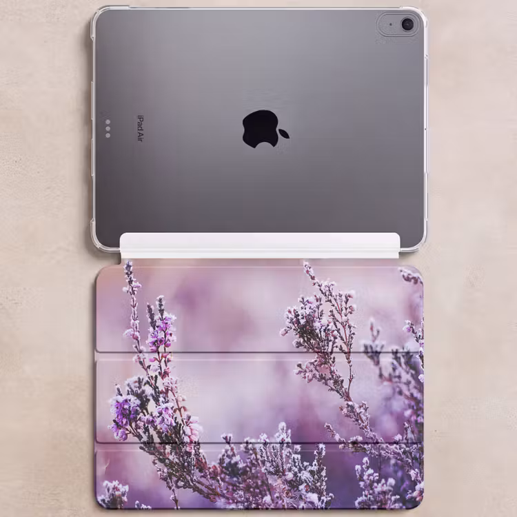 iPad hoes - Lavendel - Winter - Bloemen - Paars — 6