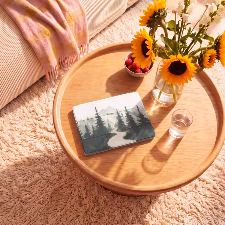 iPad hoes - Pad - Bomen - Bos - Illustratie — 2