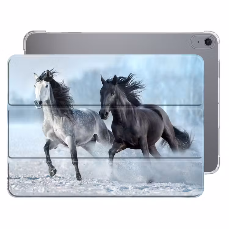 iPad hoes - Paarden - Winter - Dieren - Natuur - Sneeuw — 1