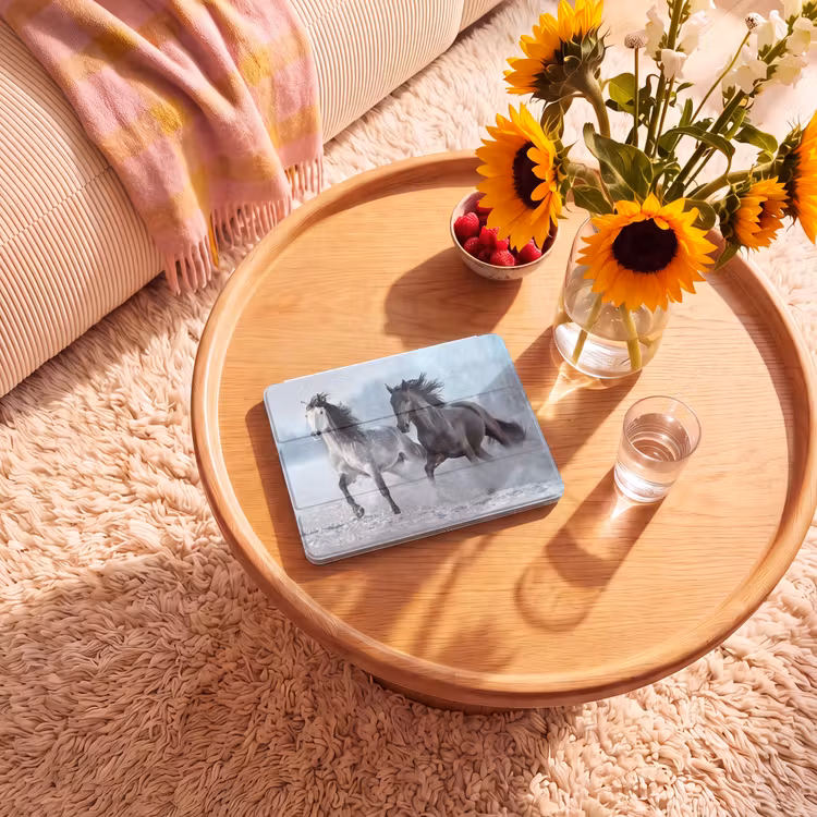 iPad hoes - Paarden - Winter - Dieren - Natuur - Sneeuw — 2