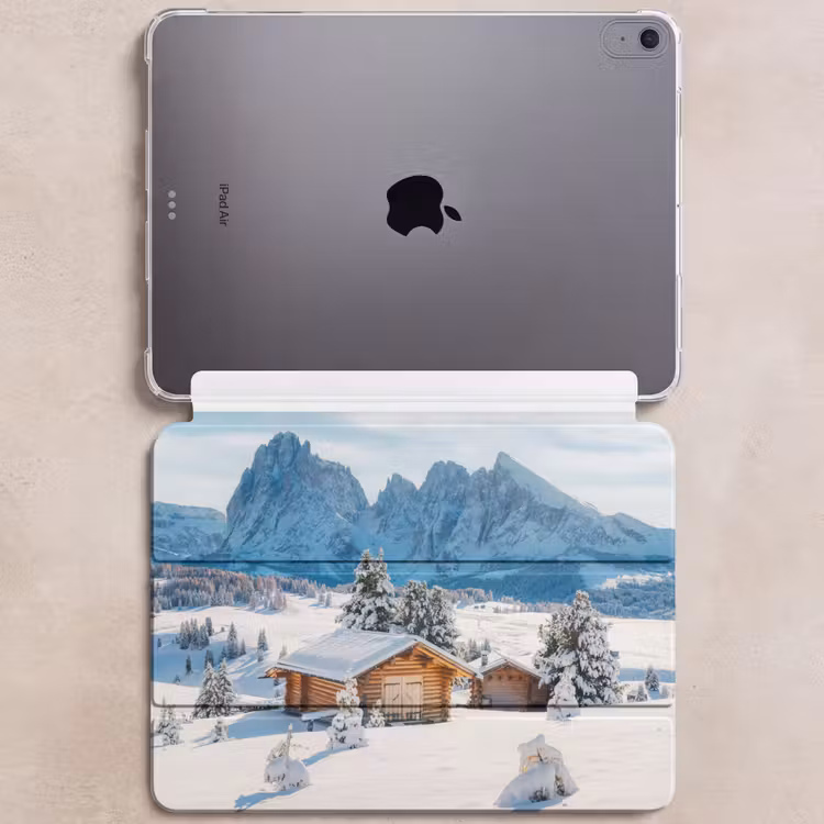 iPad hoes - Winter - Huisje - Bergen - Uitzicht - Sneeuw — 6