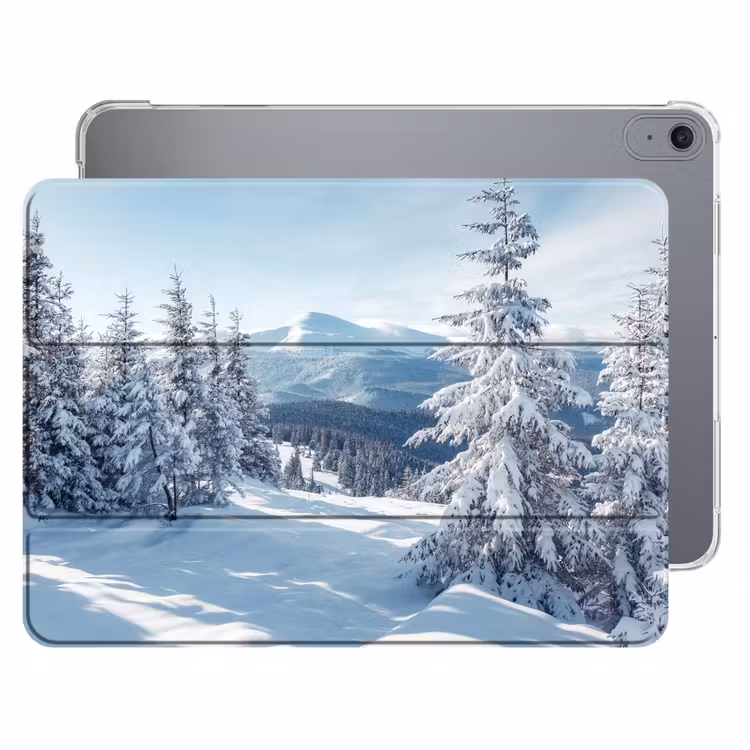 iPad hoes - Winterlandschap - Natuur - Berg - Bomen - Sneeuw — 1