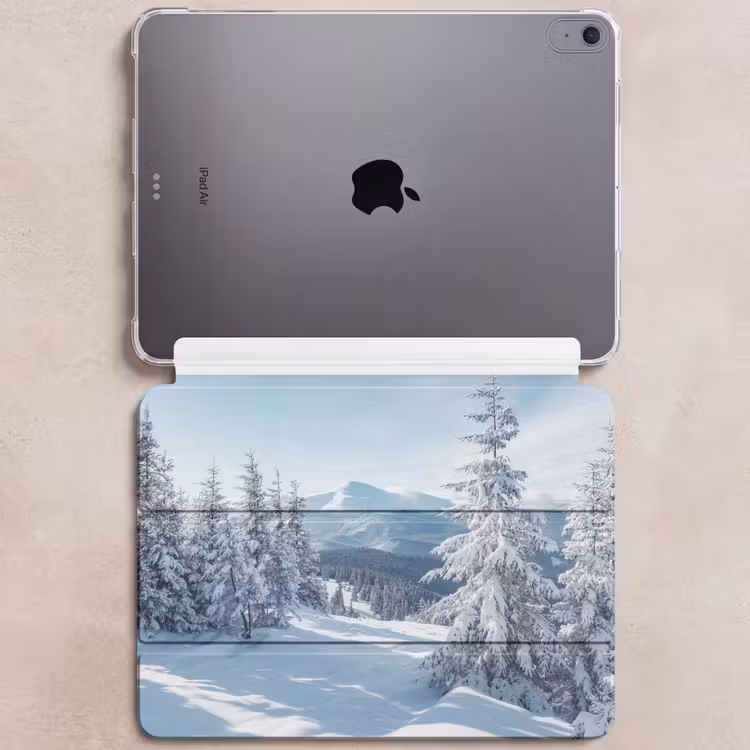 iPad hoes - Winterlandschap - Natuur - Berg - Bomen - Sneeuw — 6