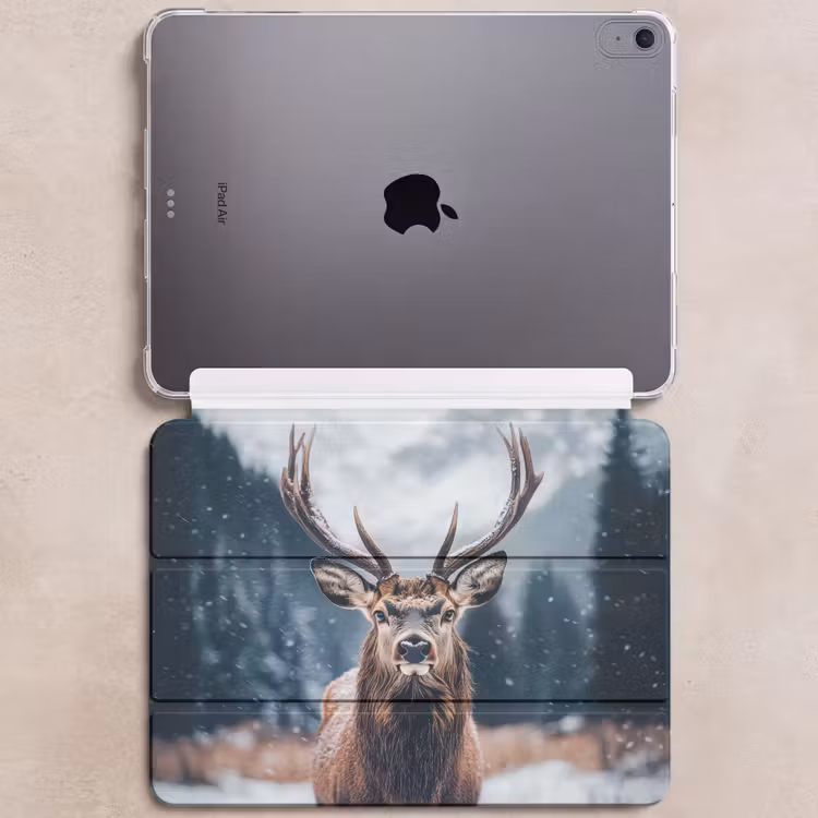 iPad hoes - Hert - Dieren - Landschap - Winter - Sneeuw — 6