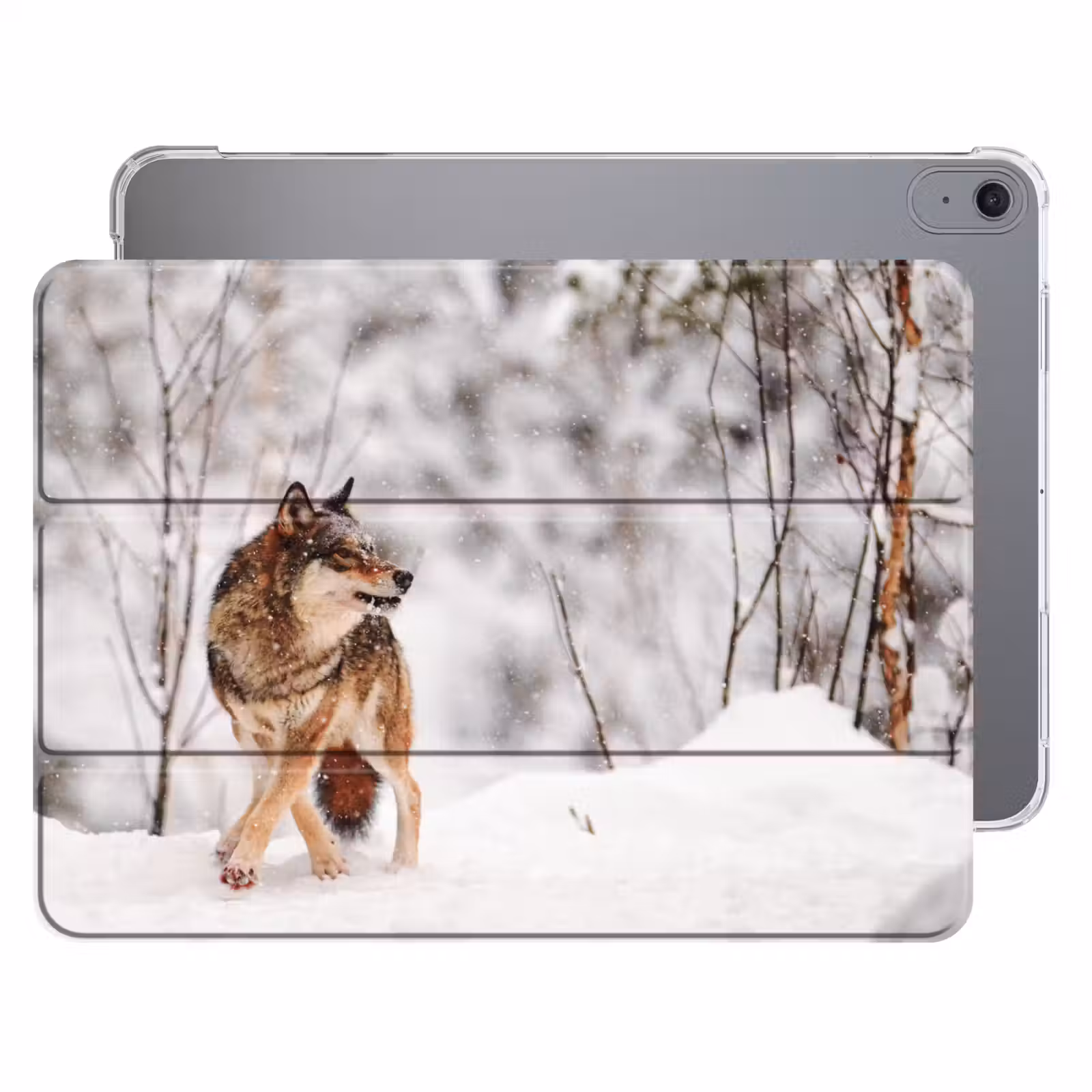 iPad hoes - Wolf - Winter - Sneeuw - Natuur - Dieren — 1
