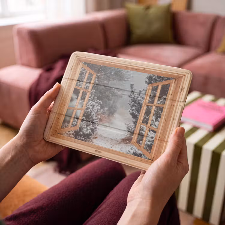 iPad hoes - Bos - Winter - Bomen - Natuur - Pad - Doorkijk — 4