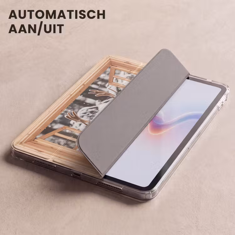 iPad hoes - Doorkijk - Hert - Sneeuw - Winter - Bos - Dieren — 5