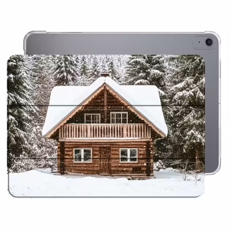 iPad hoes - Huis - Bos - Winter - Natuur - Sneeuw — 1