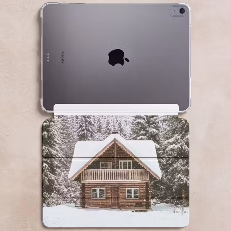 iPad hoes - Huis - Bos - Winter - Natuur - Sneeuw — 6