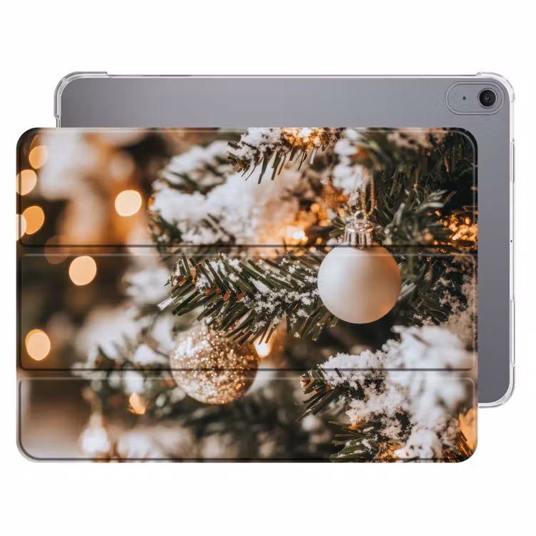iPad hoes - Kerst - Kerstboom - Winter - Binnen - Sneeuw — 1