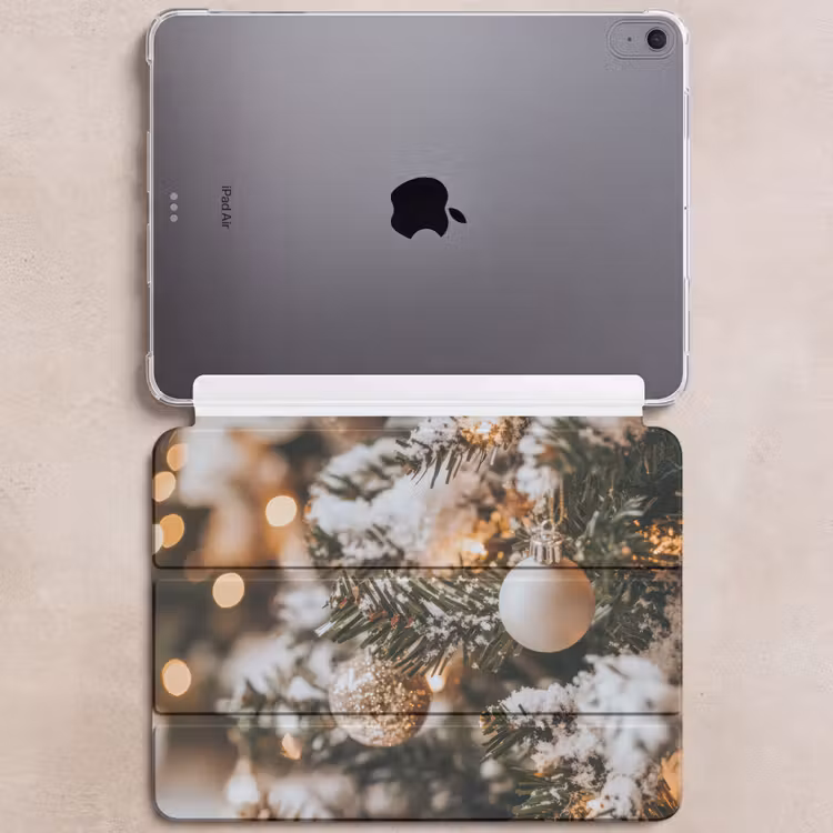 iPad hoes - Kerst - Kerstboom - Winter - Binnen - Sneeuw — 6
