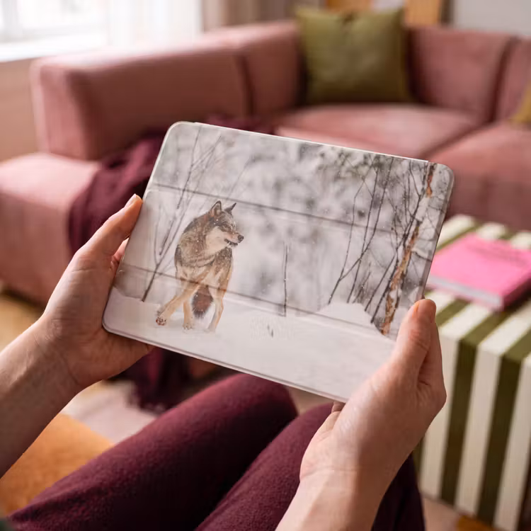 iPad hoes - Wolf - Winter - Sneeuw - Natuur - Dieren — 4