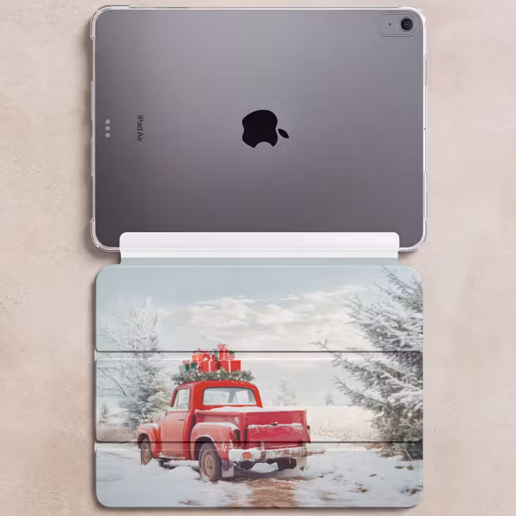iPad hoes - Auto - Rood - Cadeaus - Winter - Sneeuw - Kerst — 6