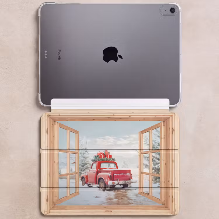 iPad hoes - Doorkijk - Auto - Kerst - Cadeaus - Winter - Landschap — 6