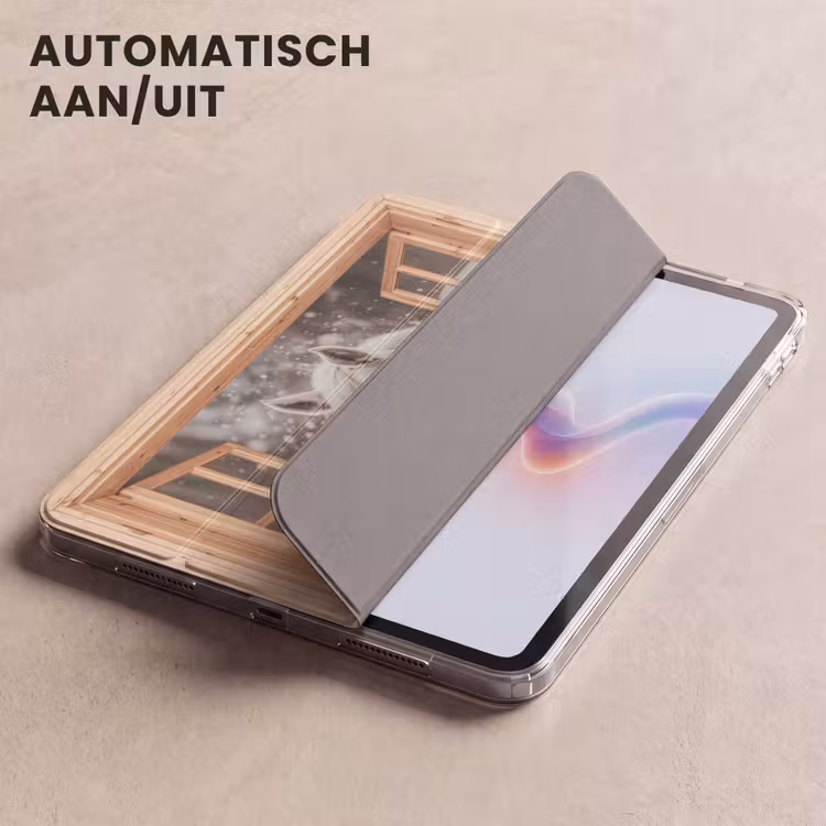 iPad hoes - Doorkijk - Paard - Wit - Winter - Sneeuw - Dieren — 5